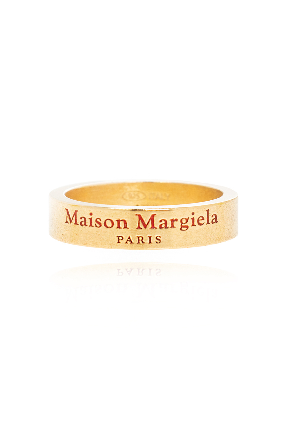 Ring with logo Maison Margiela - IetpShops Italy